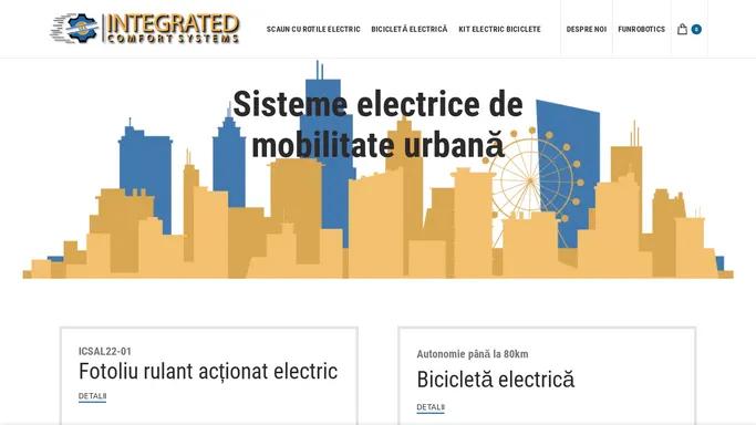 Sisteme electrice de mobilitate urbana – Fotoliul rulant actionat electric ICSAL22-01 este clasificat ca produs de mobilitate de clasa I