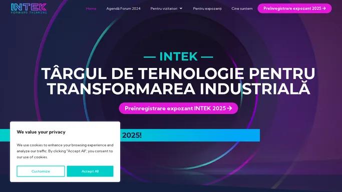 INTEK | Targul de tehnologie pentru automatizarea productiei