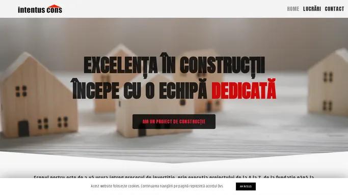 Intentus Cons – Constructii civile si management de proiect