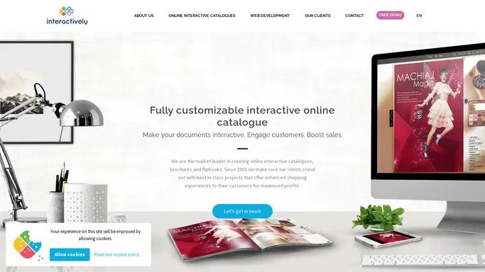 Interactively: Custom interactive online catalogue solutions that boost online sales