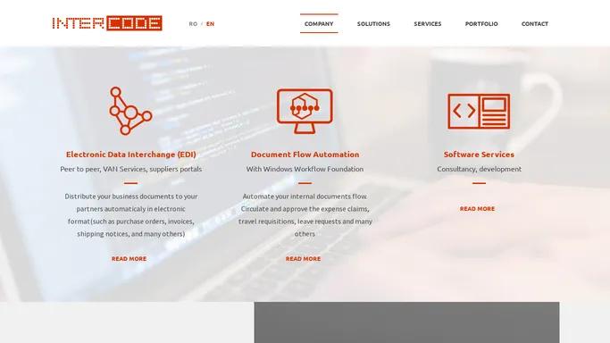 Intercode: software applications, solutions and consultancy