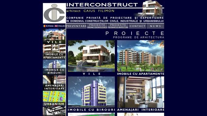 Interconstruct - Proiecte - programe de arhitectura