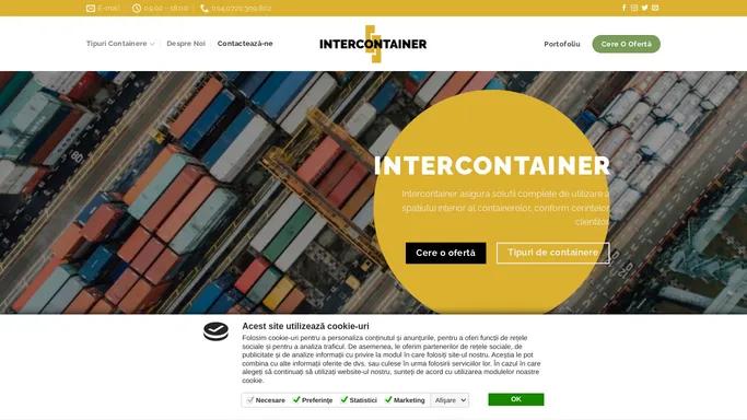 Intercontainer – Containere de orice fel