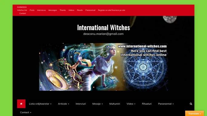 Best international witches online