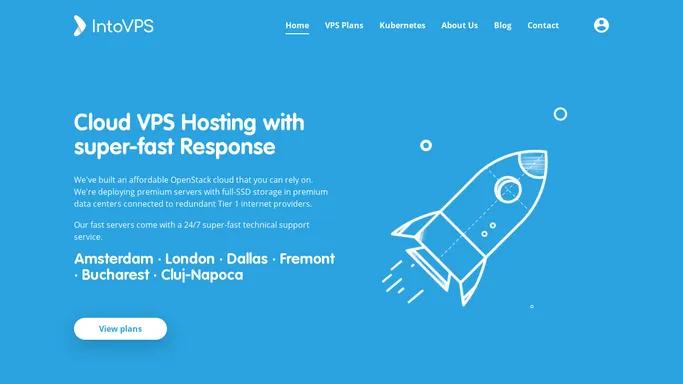 VPS hosting in OpenStack cloud from IntoVPS