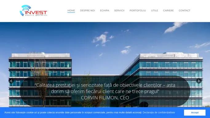 INVEST DEJ firma instalatii electrice, proiectare, executie