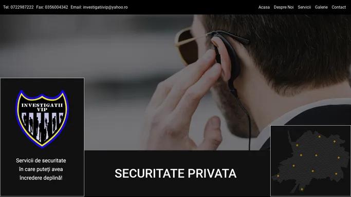 Investigatii Vip | companie de securitate in Timisora