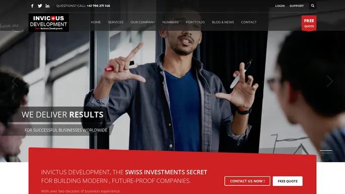 Invictus Development | Swiss Business Development – Invictus Development | Swiss Business Development