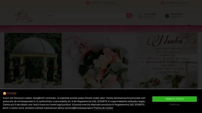 Invitatii Nunta, Invitatii Botez si Accesorii Petrecere