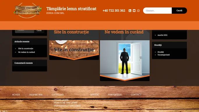 Tamplarie lemn stratificat - IONDA COM SRL