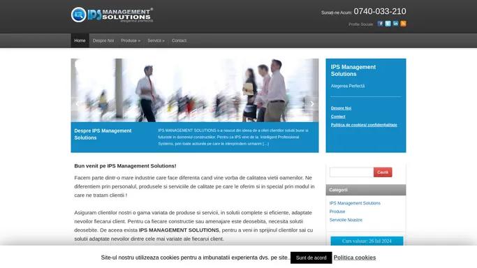 IPS Management Solutions — Alegerea Perfecta