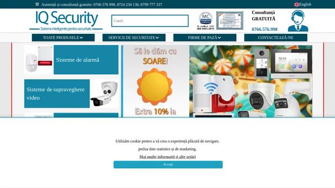 Sisteme de alarma, supraveghere video si securitate - IQ Security