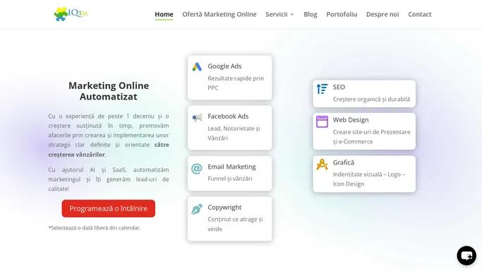 Marketing online automatizat - experienta de peste 1 deceniu