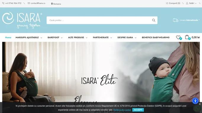 marsupii ergonomice ajustabile ISARA