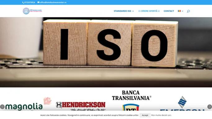 SMS Business Center - Consultanta Certificare ISO
