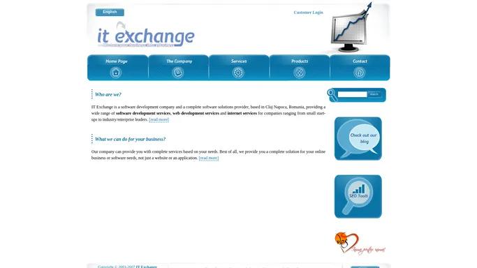 Software development, web design & development, outsourcing and custom development services - IT Exchange Romania