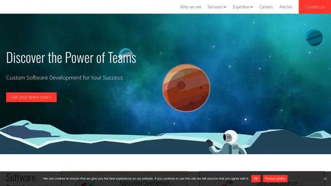Custom Software Development » IT Teams - Discover The Power of Teams