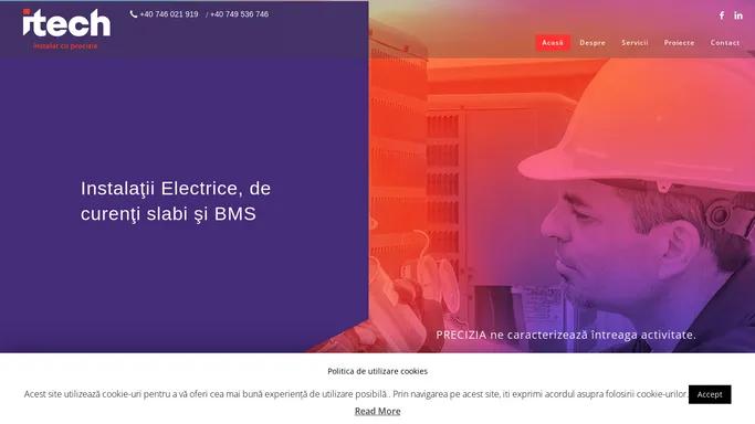 Instalat cu precizie | Instalatii Electrice, Termice si Sanitare Iasi | Itech