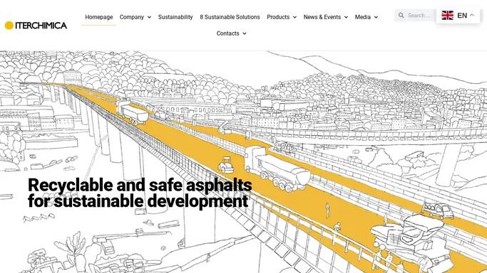 Iterchimica – Recyclable and safe asphalts for sustainable development