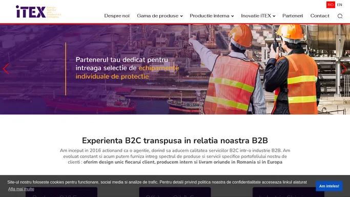 iTEX Design - Productie si distributie echipamente individuale de protectie