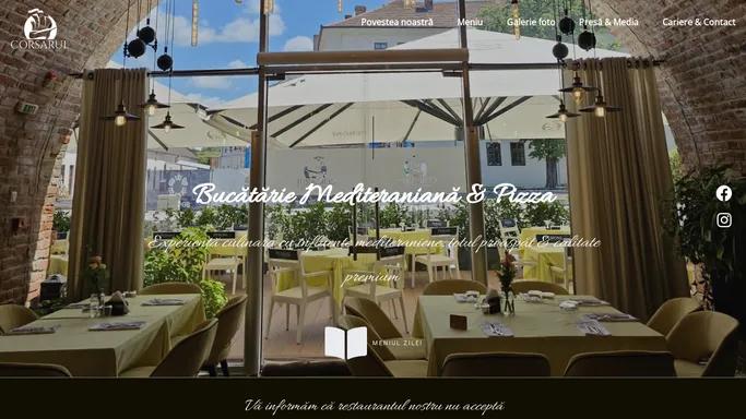 Restaurant Corsarul – Bucatarie mediteraniana & pizza