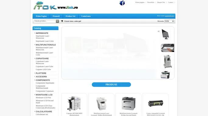 ITOK, magazinul tau on-line de calculatoare