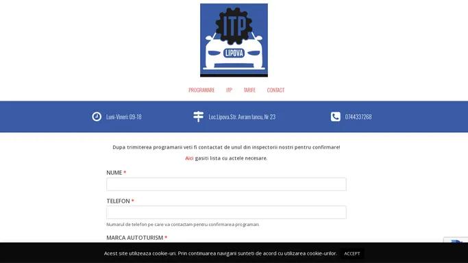 ITP Lipova – Statie I.T.P Lipova Arad