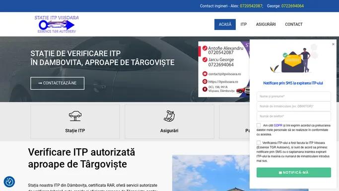 Statie de verificare ITP si tahograf in Dambovita - ITP Viisoara