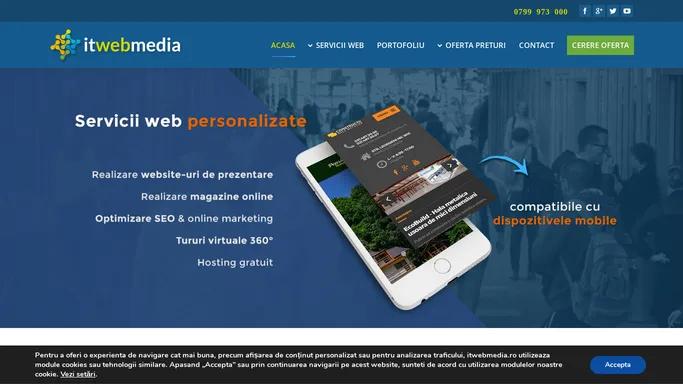 Firma servicii web design Bucuresti | Servicii web profesionale: Itwebmedia