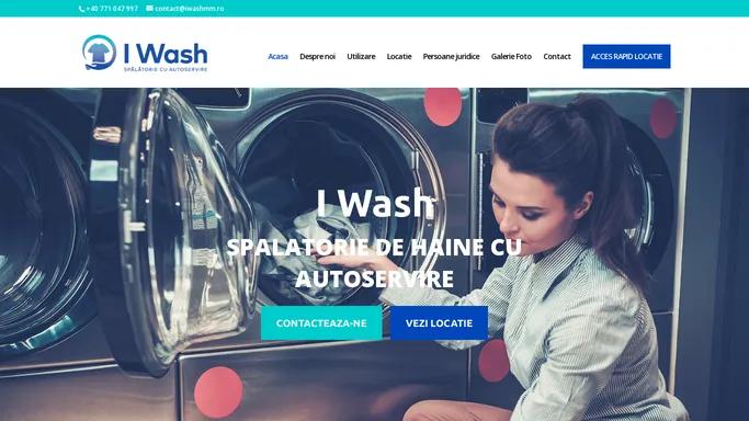 Spalatorie Haine Autoservire Baia Mare- I Wash