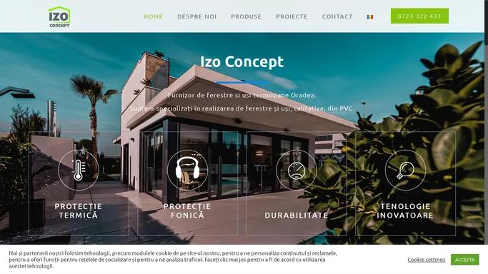 Izo Concept - Ferestre si usi din PVC, calitate germana