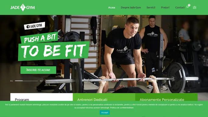 JADE Gym - Sala de Fitness, Forta si Aerobic Iasi
