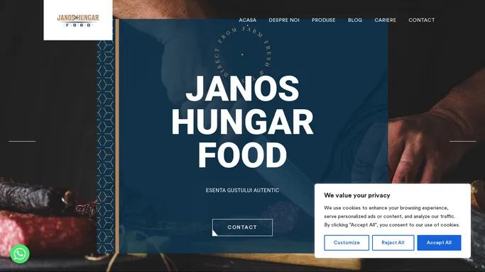 Janos Hungar Food | De la noi la tine in farfurie