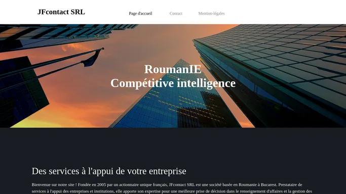 RoumanIE - Renseignement d'affaires - Gestion des risques