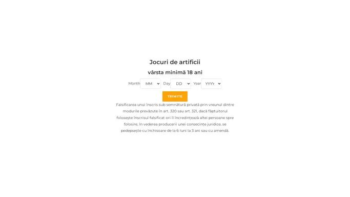 Jocuri de artificii