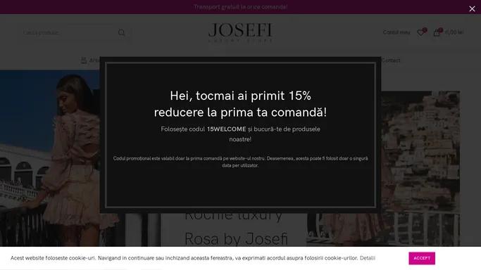 Luxury Store, rochii, blanuri si articole sportive · Josefi