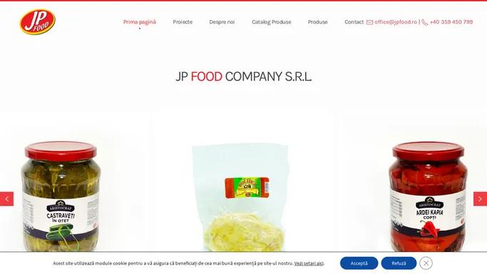 Prima pagina - JP Food Company SRL