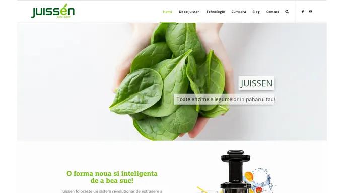 Juissen: Primul storcator de fructe si legume cu melc by Ionfilter Barcelona