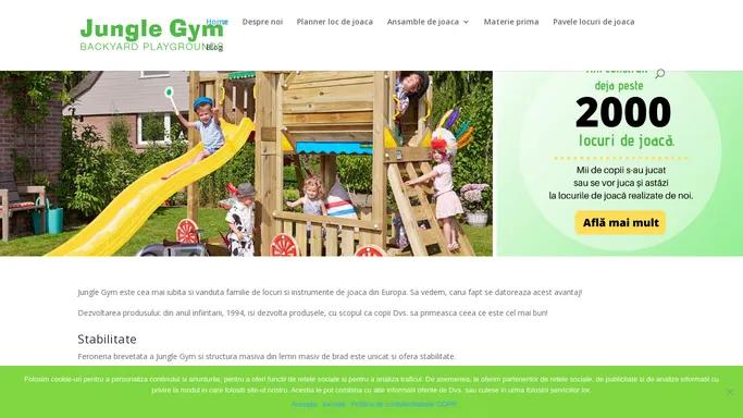 Home - Echipamente de joaca din lemn pentru gradina Dvs. | Jungle Gym