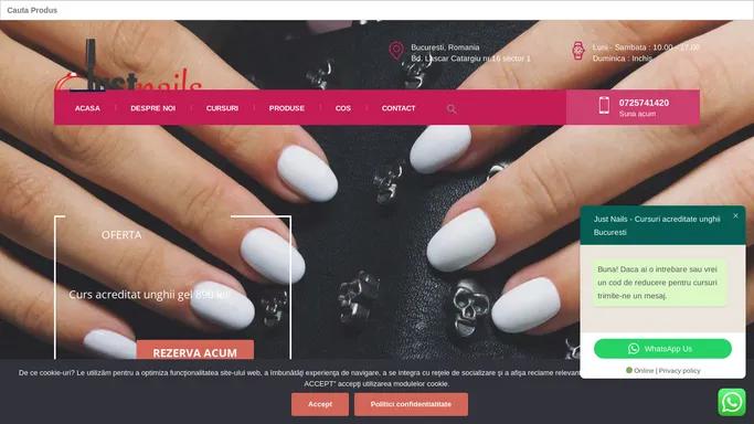 Justnails - Cursuri Unghii Gel, Manichiura- Pedichiura In Bucuresti