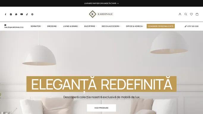 Kardinale Luxury Furniture - Producator mobila de lux