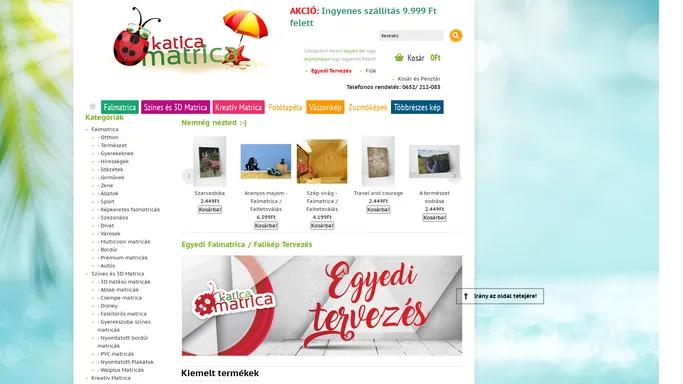 KaticaMatrica.hu - A minosegi falmatrica / faltetovalas es vaszonkep webaruhaz es online bolt