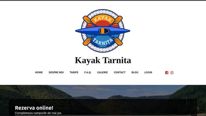 Kayak Tarnita