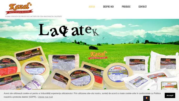 Acasa - Kazal - Producator Produse Lactate Dej