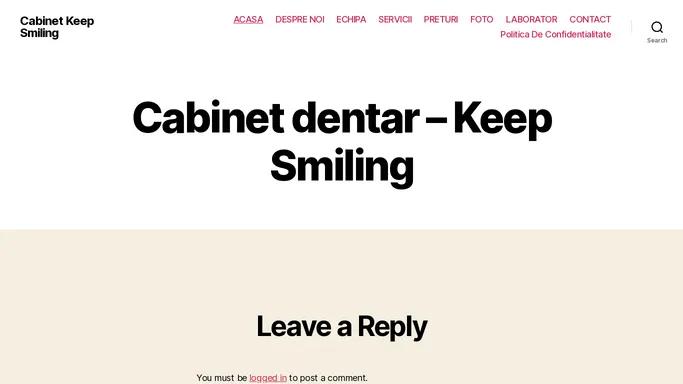 Cabinet Keep Smiling