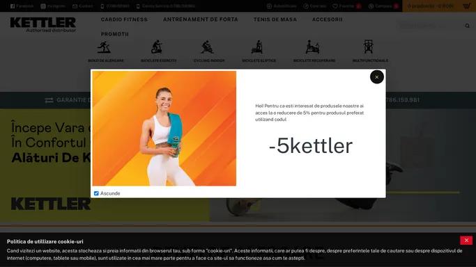 Kettler Romania | Echipamente Fitness si Accesorii