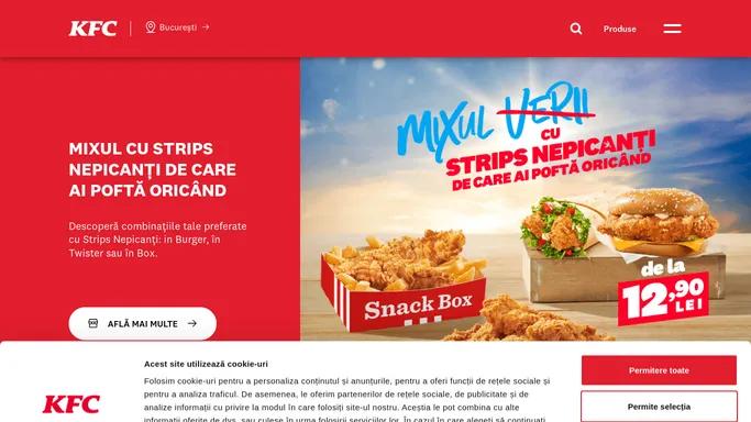 Ia-ti KFC APP si te simti ca-n KFC oriunde ai fi