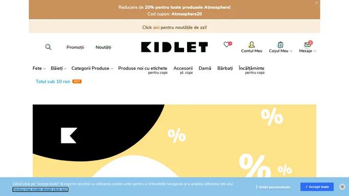 Premium Outlet de haine pentru copii - KidLet