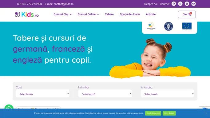 Homepage - Kids.ro - Cursuri Pentru Copii