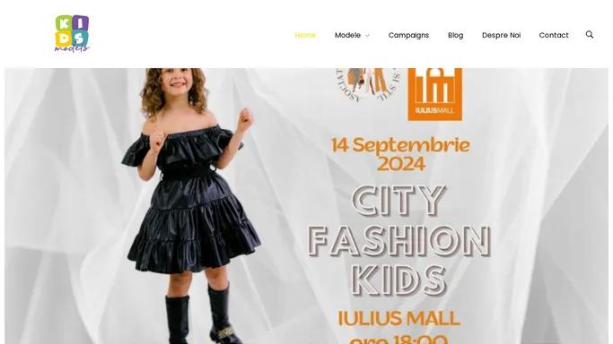 City Fashion Kids – Agentie de modele si fotomodele pentru copii